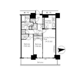 Wコンフォートタワーズ EAST 30階 間取り図