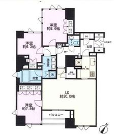 プレミスト六番町 9階 間取り図