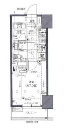 ピアース赤坂 2階 間取り図