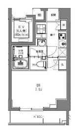 S-RESIDENCE日本橋馬喰町 (エスレジデンス日本橋馬喰町) 303 間取り図