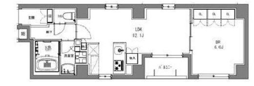 S-RESIDENCE日本橋馬喰町 (エスレジデンス日本橋馬喰町) 704 間取り図