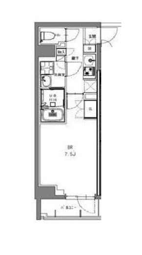 S-RESIDENCE日本橋馬喰町 (エスレジデンス日本橋馬喰町) 901 間取り図