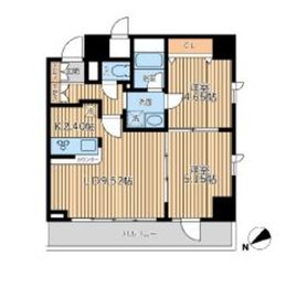シティスパイア新富町 1103 間取り図