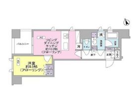 グリーンパーク中央湊 5階 間取り図