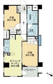 ラグジュアリーアパートメント西新宿 1階 間取り図