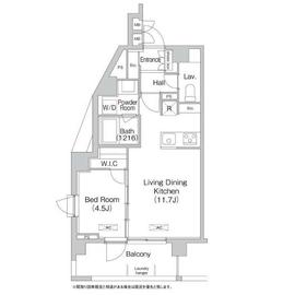 エミネンス高輪台 1302 間取り図