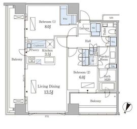 パークコート一番町 10階 間取り図