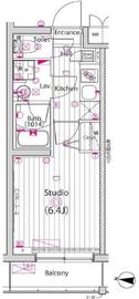 ガーラ・ヒルズ武蔵小山 2階 間取り図