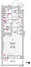 ガーラ・ヒルズ武蔵小山 2階 間取り図