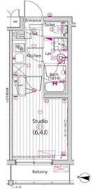 ガーラ・ヒルズ武蔵小山 4階 間取り図