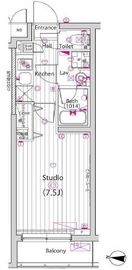 ガーラ・ヒルズ武蔵小山 2階 間取り図