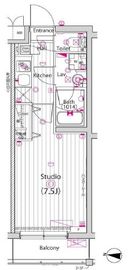 ガーラ・ヒルズ武蔵小山 2階 間取り図