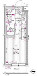 ガーラ・ヒルズ武蔵小山 1階 間取り図