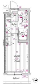 ガーラ・ヒルズ武蔵小山 1階 間取り図