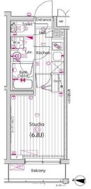 ガーラ・ヒルズ武蔵小山 1階 間取り図