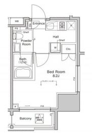 プラウドフラット浅草雷門 802 間取り図