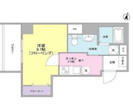 メゾン・ド・クロシェット 601 間取り図