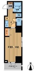 レジデンス西新宿スクエア 202 間取り図