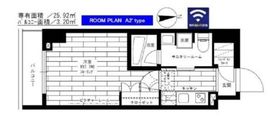 ステージグランデ新御徒町アジールコート 8階 間取り図