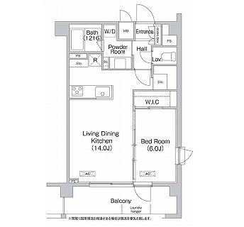 エミネンス高輪台 1303 間取り図