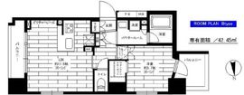 ステージグランデ新御徒町アジールコート 11階 間取り図