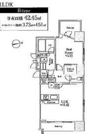 ステージグランデ新御徒町アジールコート 12階 間取り図