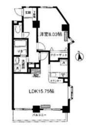 ブルーガーデン小石川 3階 間取り図