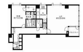 ストーリア赤坂 307 間取り図