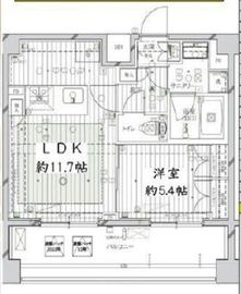 レガリス品川南大井パークサイド 10階 間取り図