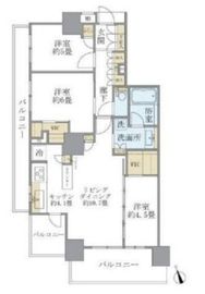 ブリリア品川戸越耀邸 9階 間取り図