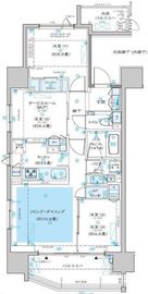 ディームス渋谷本町 1303 間取り図