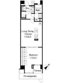 ブリリアイスト三軒茶屋アイビーテラス i115 間取り図