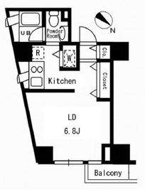 フルハウス代々木 203 間取り図