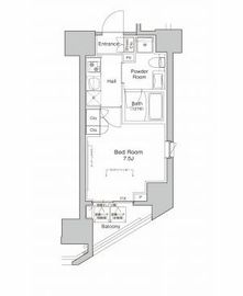 プラウドフラット浅草橋2 301 間取り図