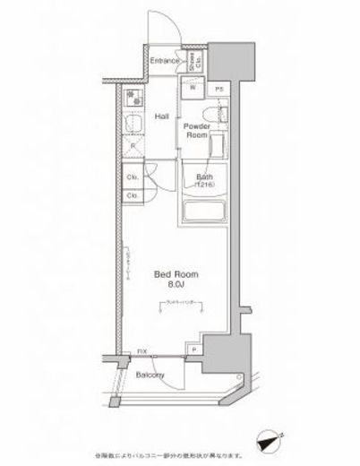 プラウドフラット浅草橋2 602 間取り図