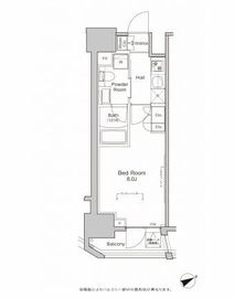 プラウドフラット浅草橋2 504 間取り図