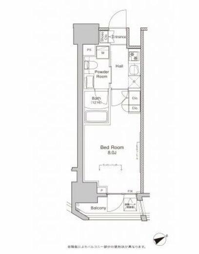 プラウドフラット浅草橋2 804 間取り図