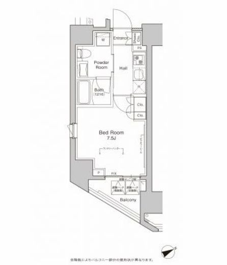 プラウドフラット浅草橋2 205 間取り図