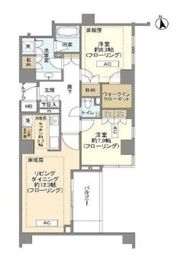 ブランズ六本木飯倉片町 4階 間取り図