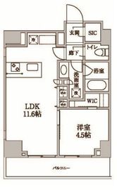 レジディア中延2 1302 間取り図