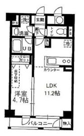 ルジェンテリベル日本橋濱町 9階 間取り図