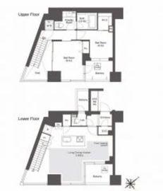 コンフォリア新中野 715 間取り図