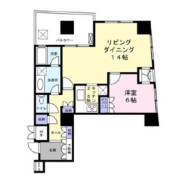 サンウッド品川天王洲タワー 21階 間取り図