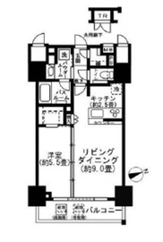 ダイレクトタワー池袋要町 11階 間取り図