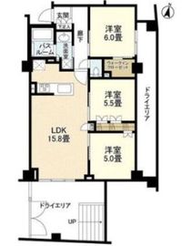 オープンレジデンシア目黒八雲 1階 間取り図