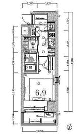 BPRレジデンス神田富山町 101 間取り図