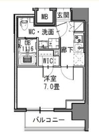 S-RESIDENCE新御徒町EAST (エスレジデンス新御徒町イースト) 802 間取り図