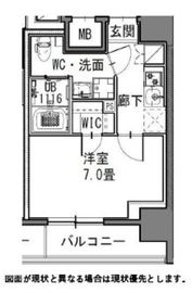 S-RESIDENCE新御徒町EAST (エスレジデンス新御徒町イースト) 1002 間取り図