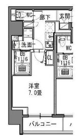 S-RESIDENCE新御徒町EAST (エスレジデンス新御徒町イースト) 301 間取り図