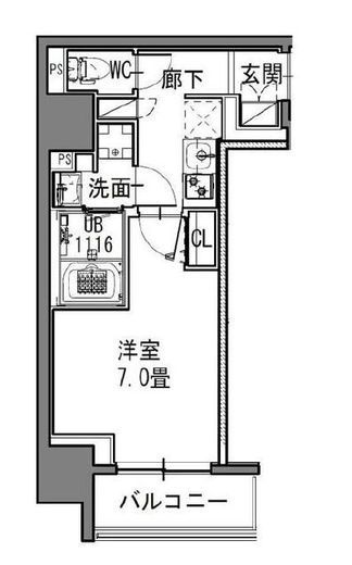 S-RESIDENCE新御徒町EAST (エスレジデンス新御徒町イースト) 601 間取り図